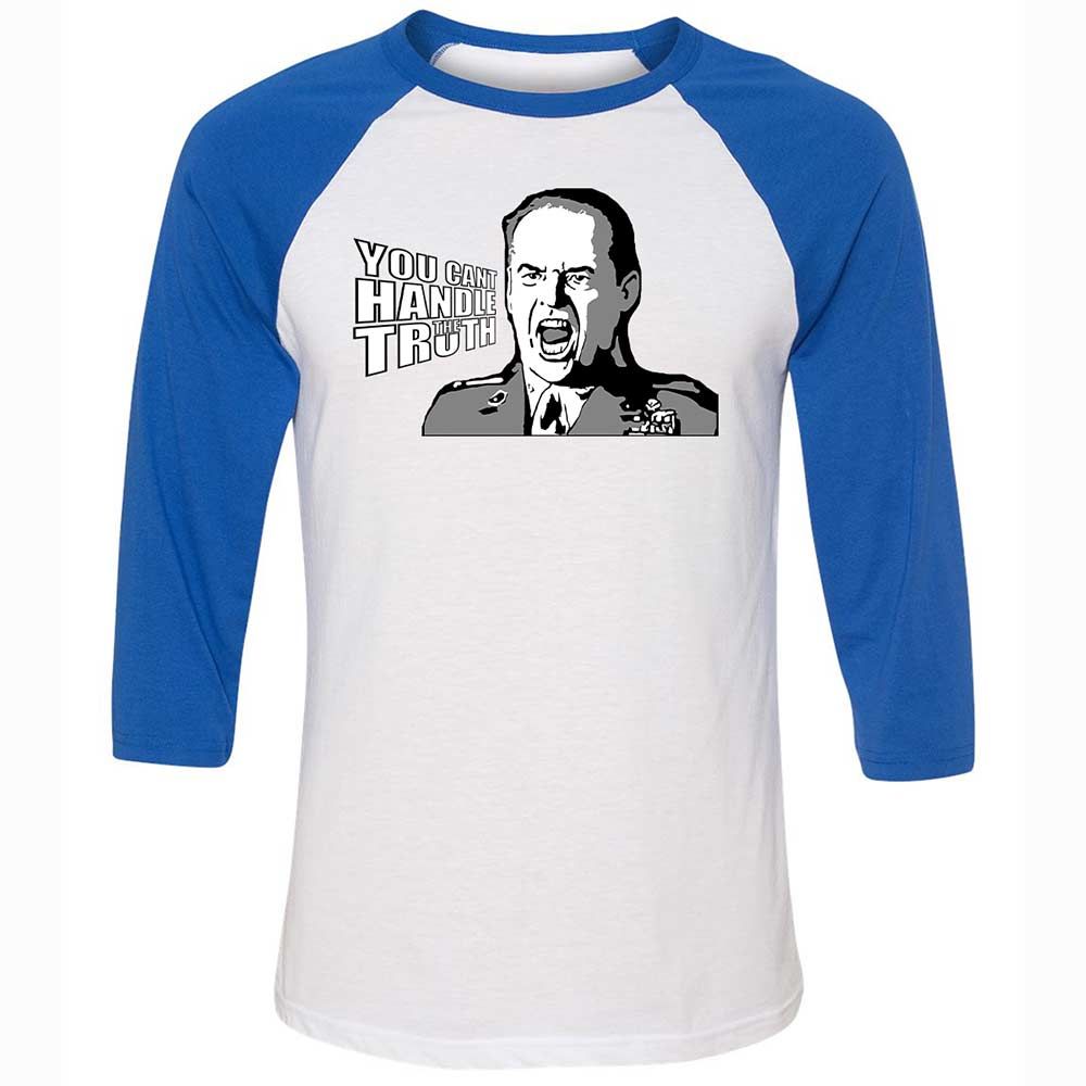 Unisex 3/4 Baseball Tee - MH8LG14V - White/True Royal - 10