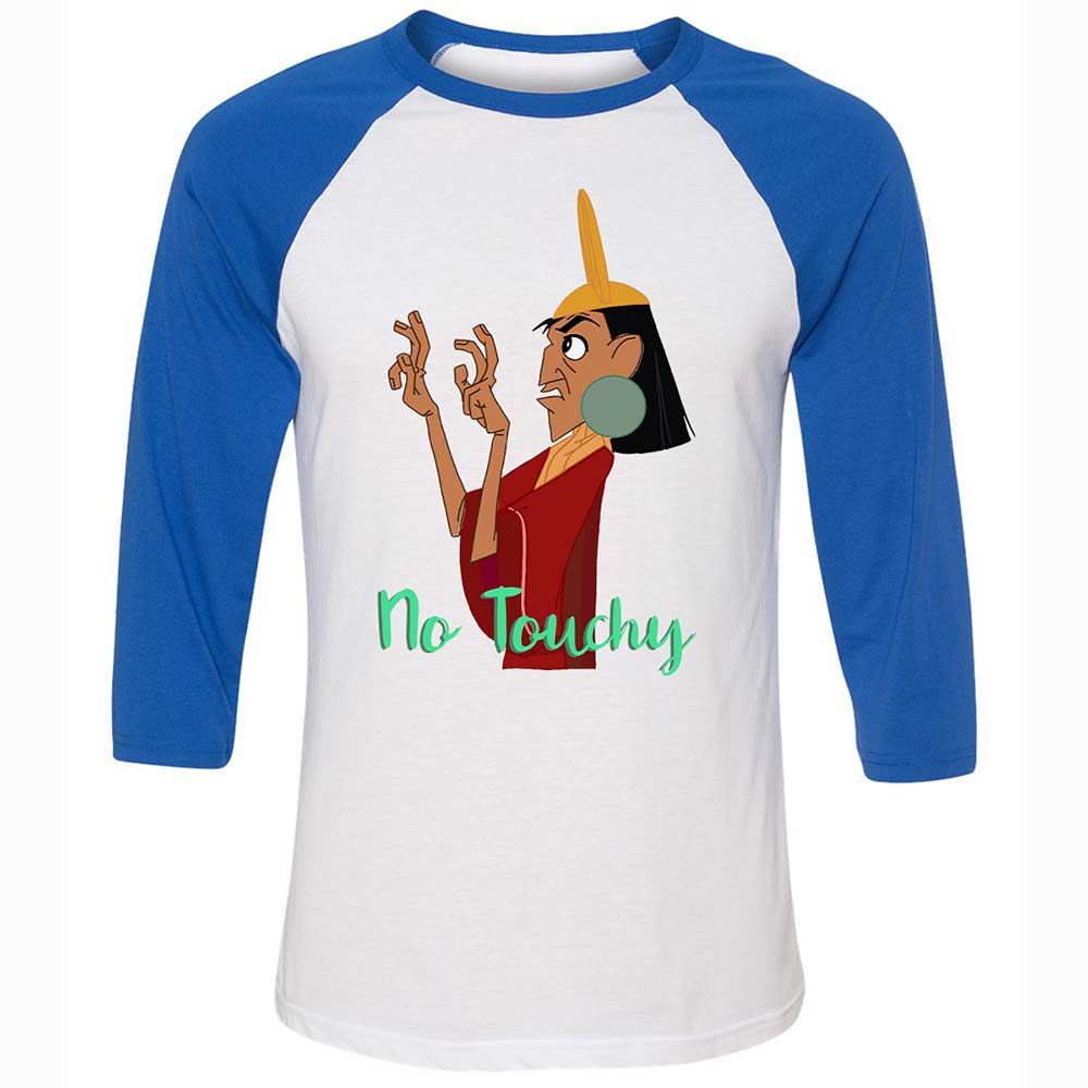 Unisex 3/4 Baseball Tee - B6VAP93R - White/True Royal - 10