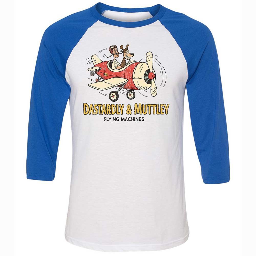 Unisex 3/4 Baseball Tee - NBMZSPXS - White/True Royal - 10