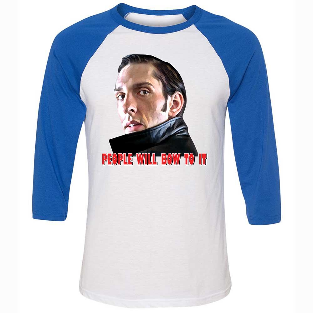 Unisex 3/4 Baseball Tee - Z7HT3U2H - White/True Royal - 10