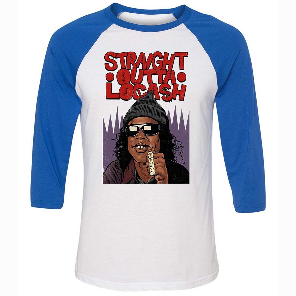 Straight Outta Locash - White/True Royal - 10