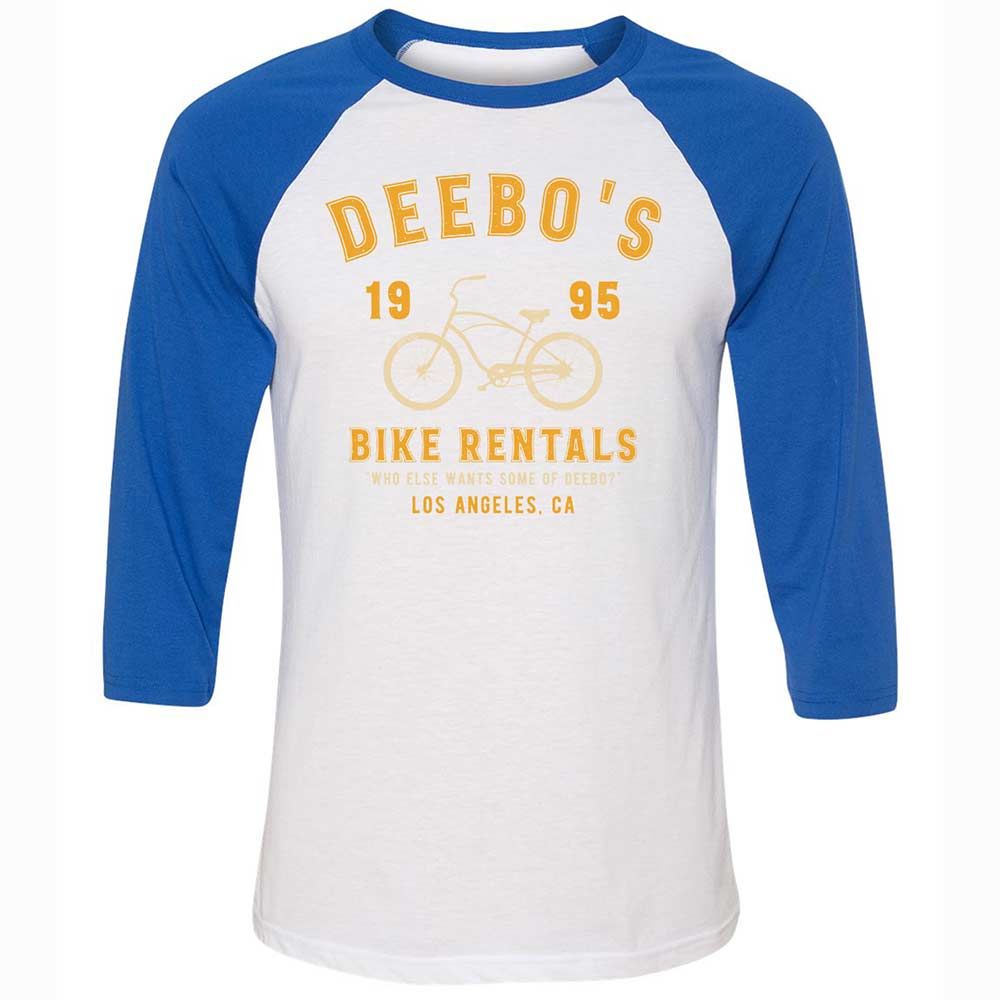 Unisex 3/4 Baseball Tee - K4M7YJ67 - White/True Royal - 10