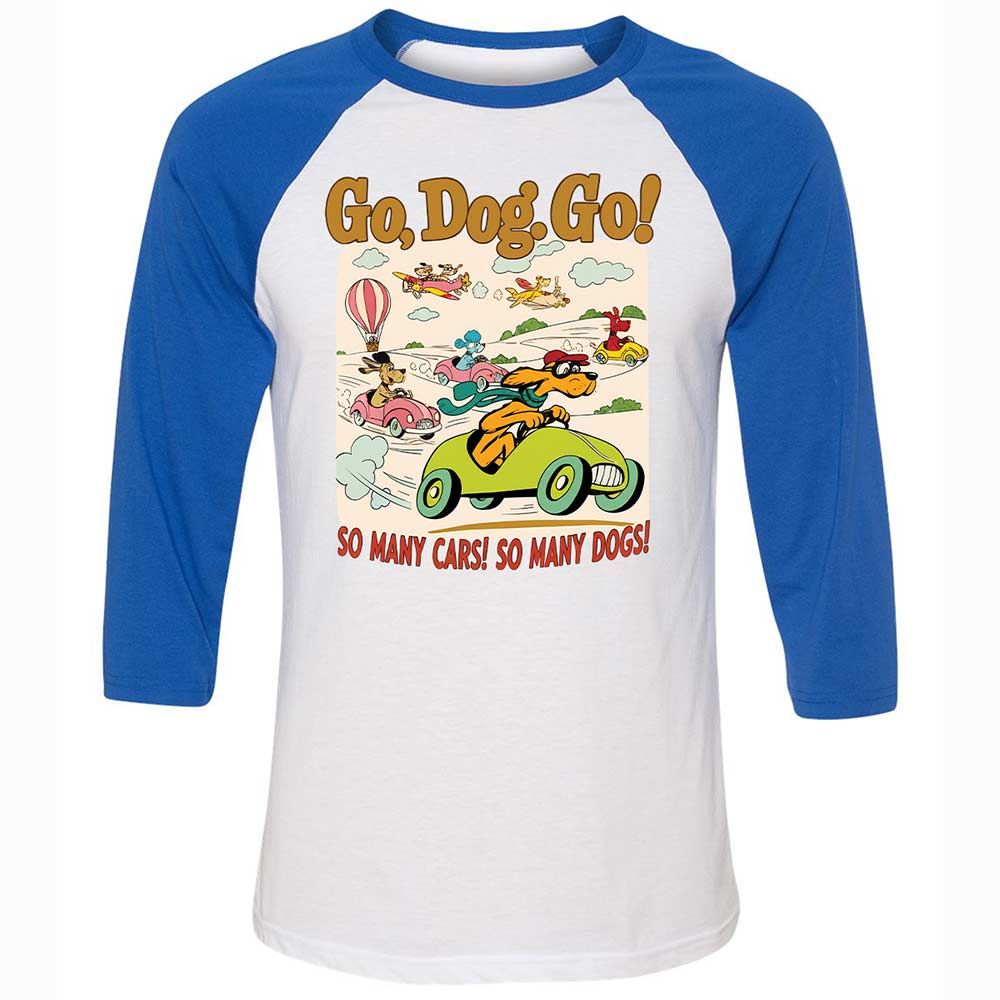 Unisex 3/4 Baseball Tee - FQ62GGSD - White/True Royal - 10
