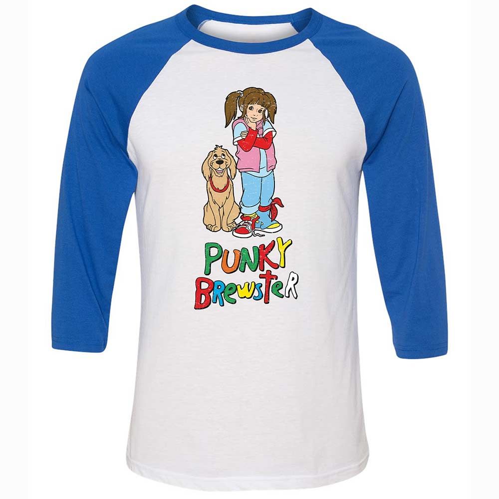 Unisex 3/4 Baseball Tee - UBW7BGW5 - White/True Royal - 10