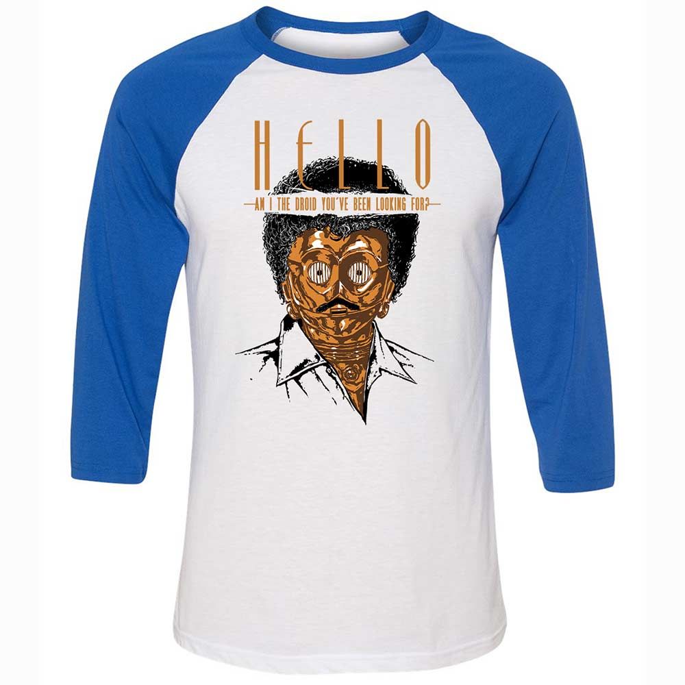 Am I the droid you've been looking for - White/True Royal - 10