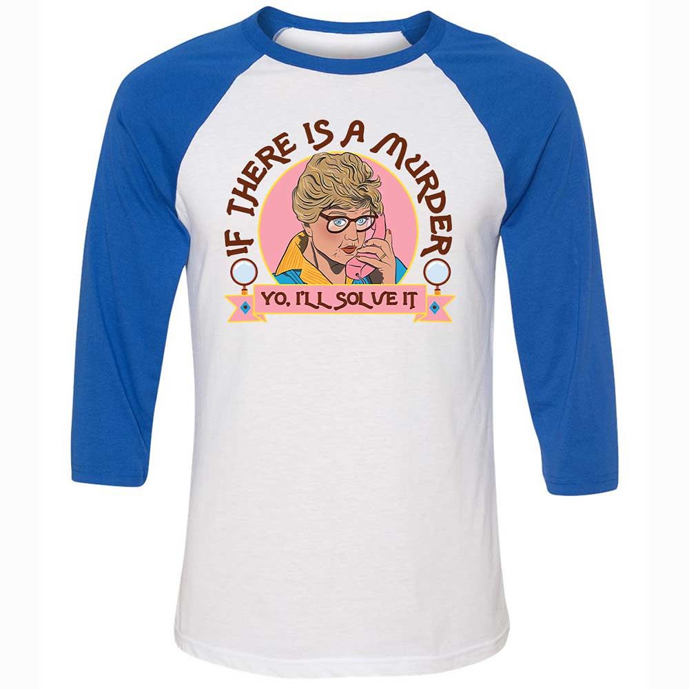 Unisex 3/4 Baseball Tee - UB4PL2WX - White/True Royal - 10