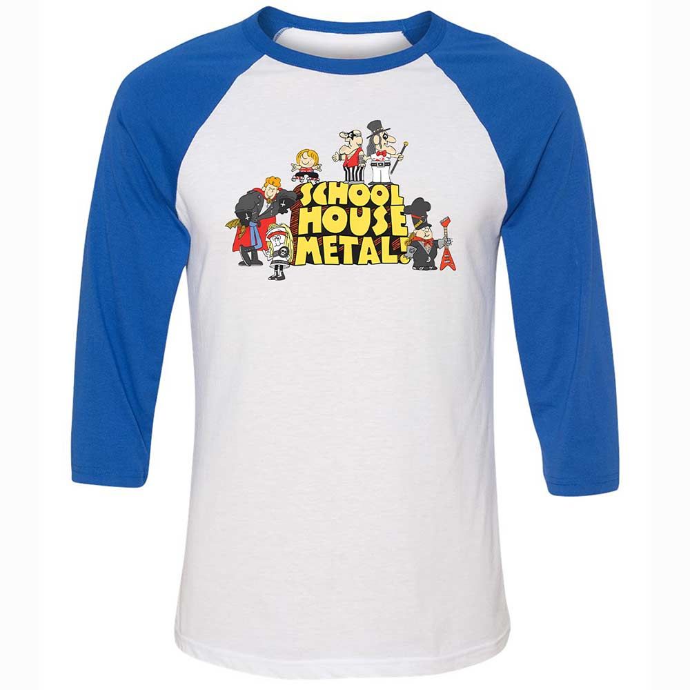 School House Metal - White/True Royal - 10