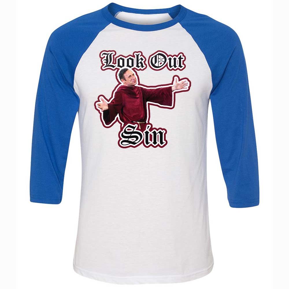 Unisex 3/4 Baseball Tee - G7PYNNEY - White/True Royal - 10
