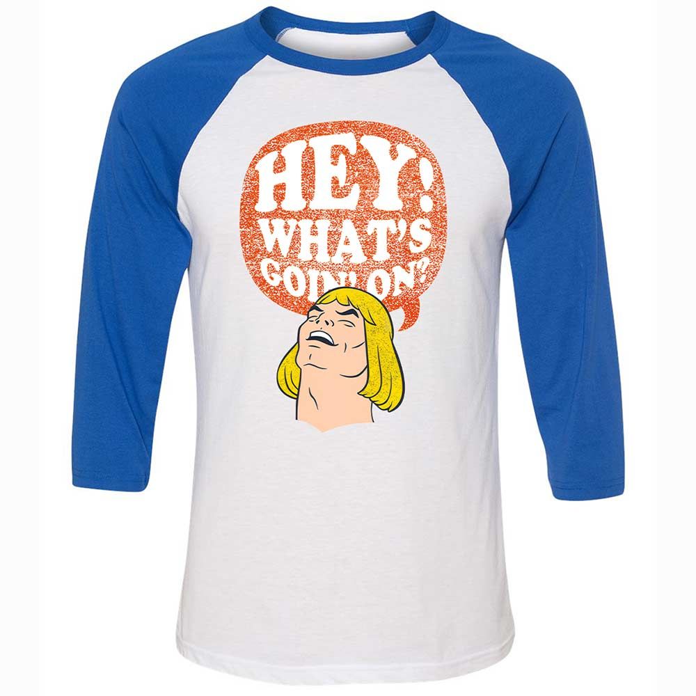 Unisex 3/4 Baseball Tee - QK6ZXC3W - White/True Royal - 10