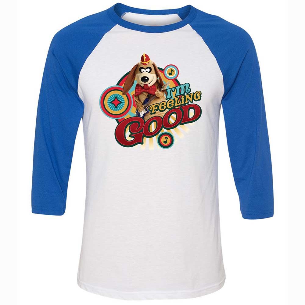 Unisex 3/4 Baseball Tee - L6LA126K - White/True Royal - 10