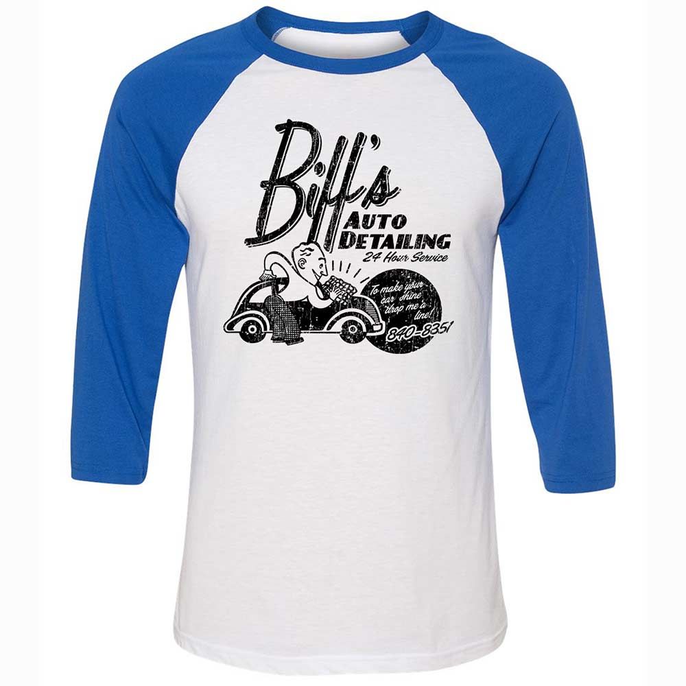 Unisex 3/4 Baseball Tee - A72CG2VK - White/True Royal - 10
