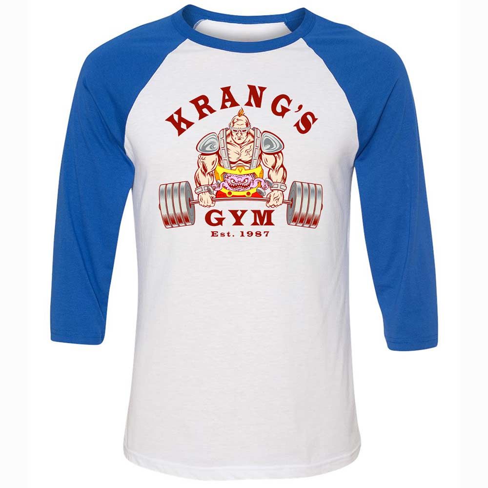 Unisex 3/4 Baseball Tee - 8GFFQMLS - White/True Royal - 10