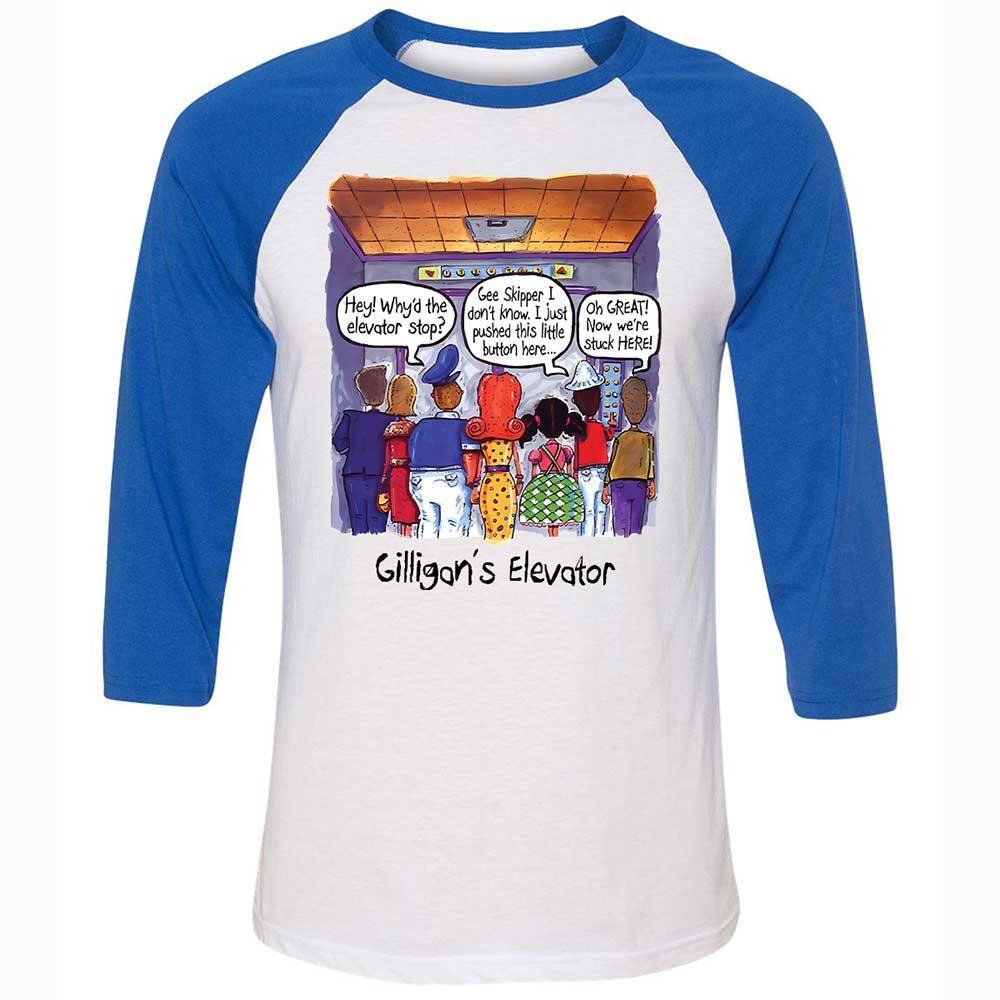 Unisex 3/4 Baseball Tee - M8NS976U - White/True Royal - 10