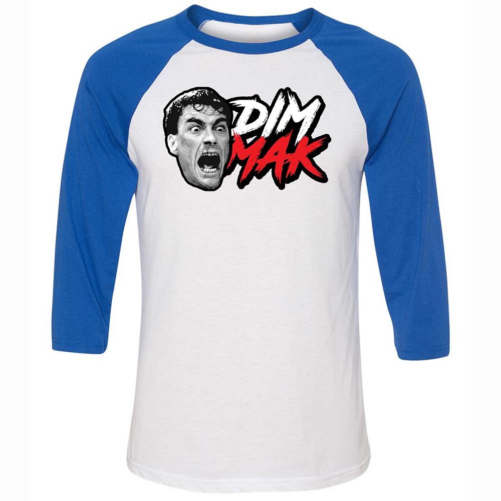 Unisex 3/4 Baseball Tee - AAPFTLS2 - White/True Royal - 10