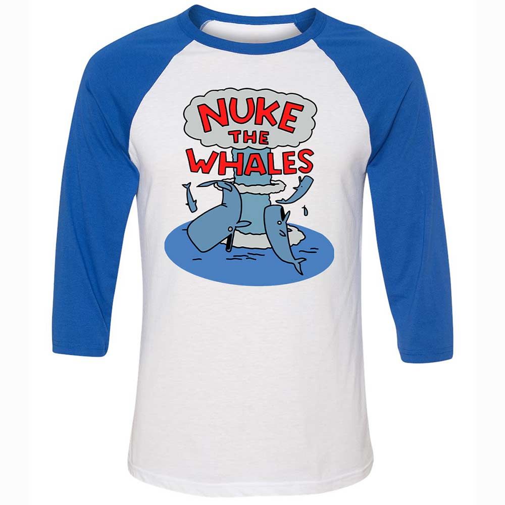 Nuke the Whales - White/True Royal - 10