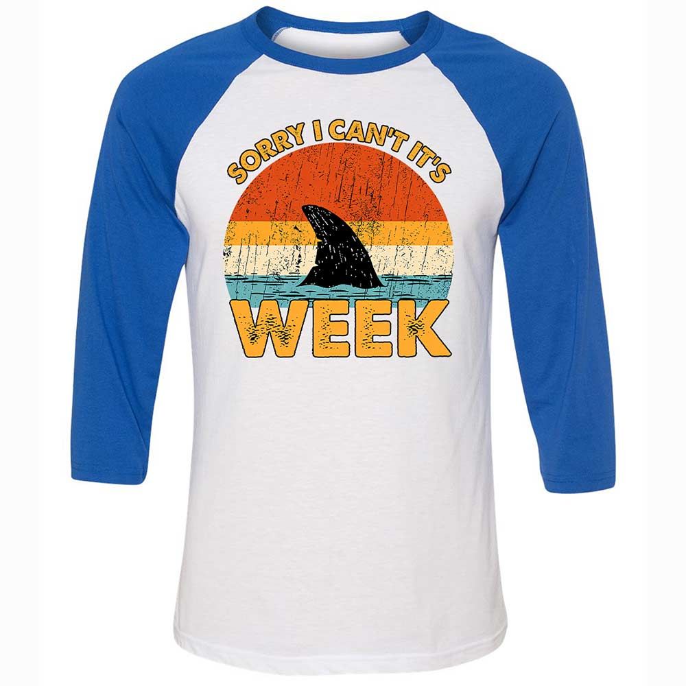 Unisex 3/4 Baseball Tee - 17QY5L42 - White/True Royal - 10