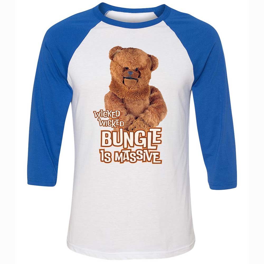 Unisex 3/4 Baseball Tee - MAHXAXBY - White/True Royal - 10