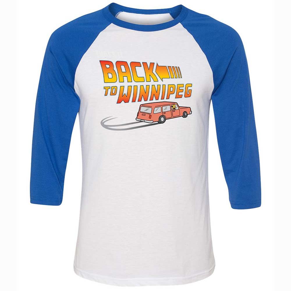 Unisex 3/4 Baseball Tee - EU8Z4K4H - White/True Royal - 10