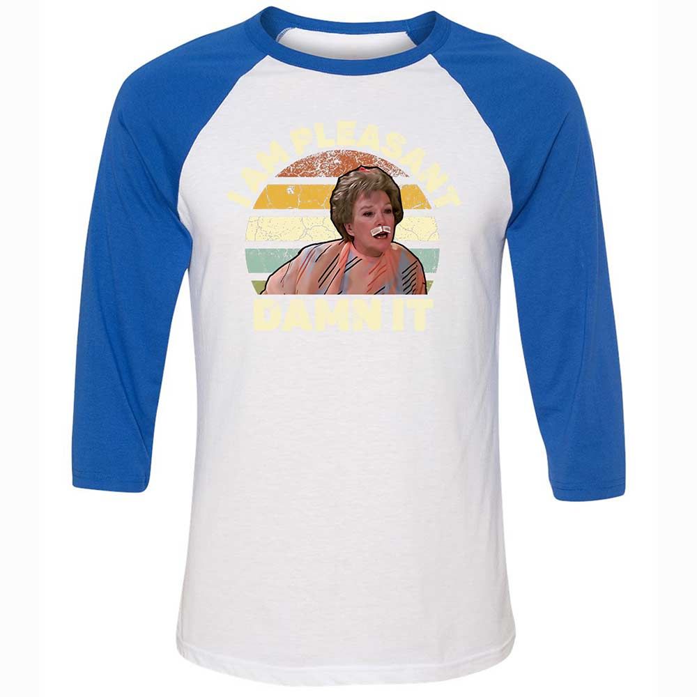 Unisex 3/4 Baseball Tee - 1MZWDVAF - White/True Royal - 10