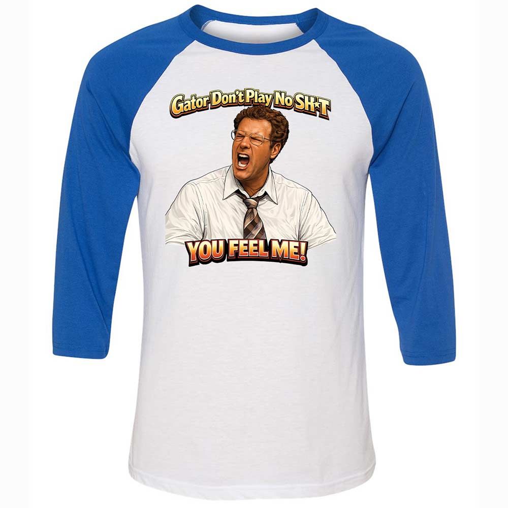Unisex 3/4 Baseball Tee - VCLS1ZND - White/True Royal - 10