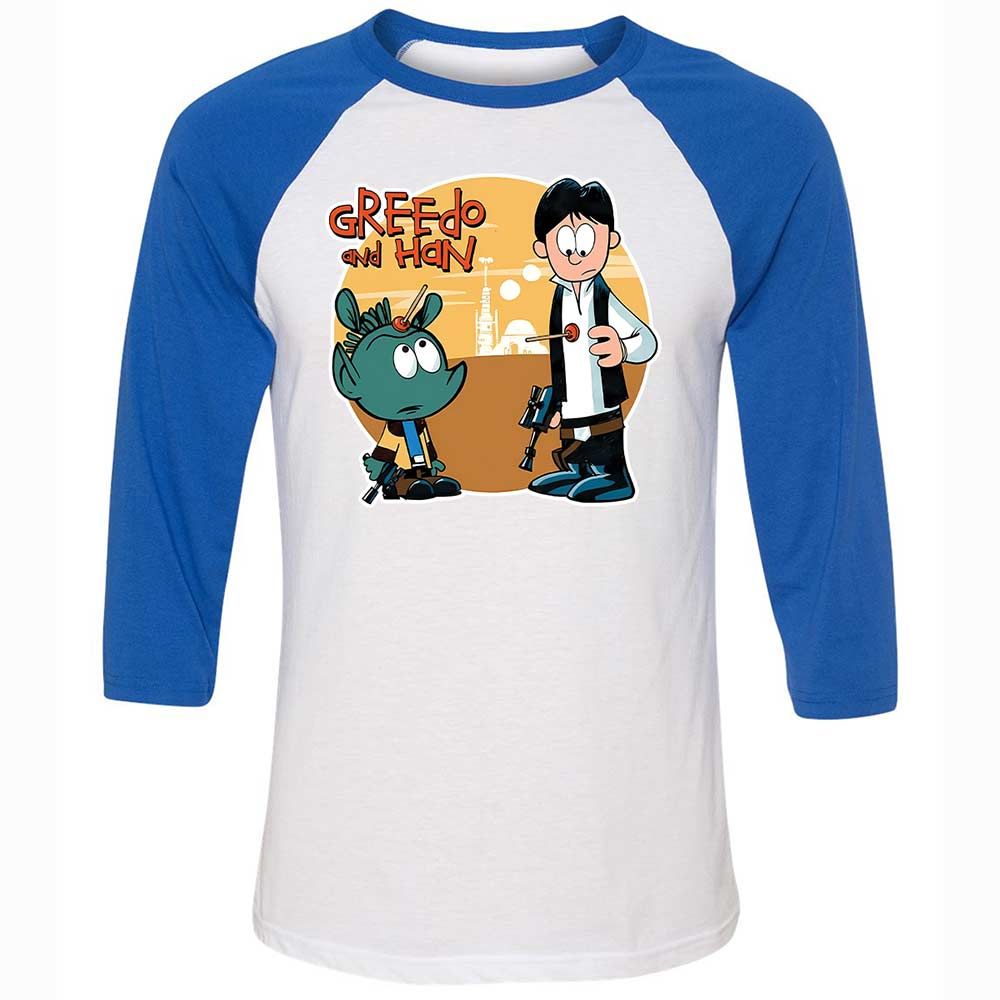 Greedo & Han - White/True Royal - 10