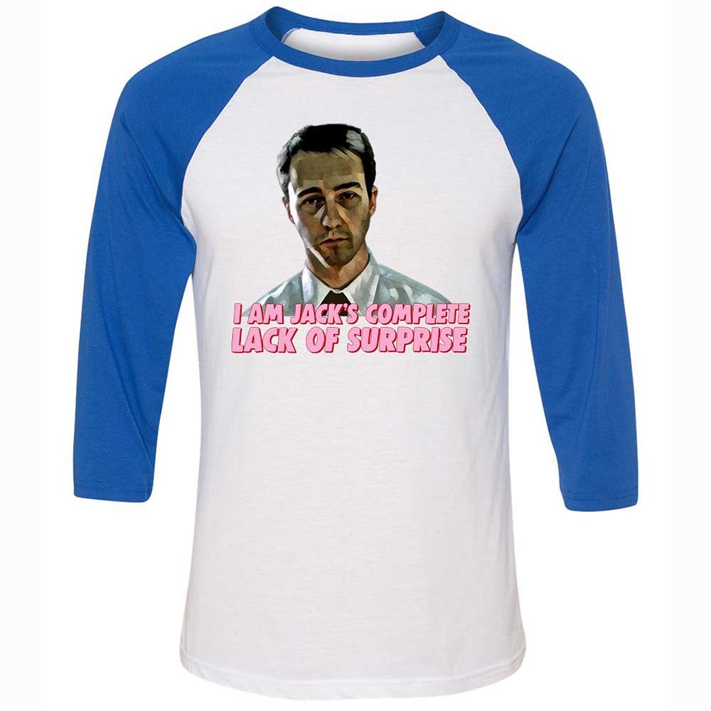 Unisex 3/4 Baseball Tee - PNSL2W2X - White/True Royal - 10