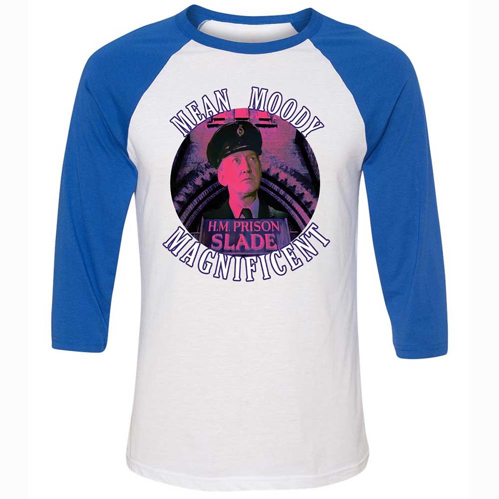 Unisex 3/4 Baseball Tee - R4BRZY4R - White/True Royal - 10