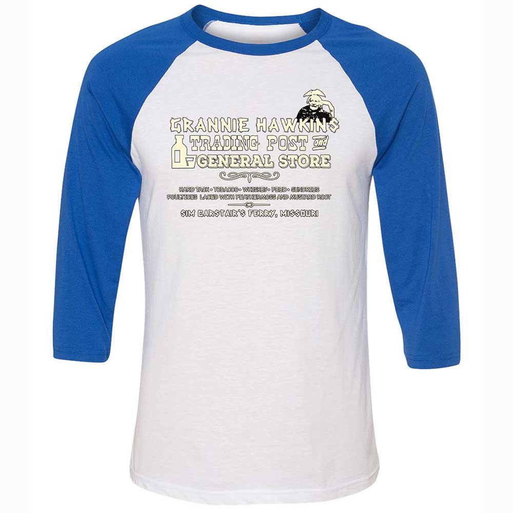 Unisex 3/4 Baseball Tee - GP4HXGM1 - White/True Royal - 10