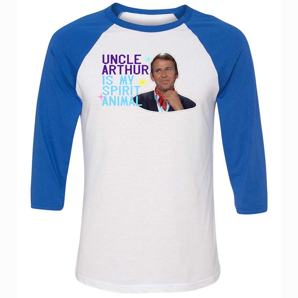 Unisex 3/4 Baseball Tee - 5C7PJHUL - White/True Royal - 10