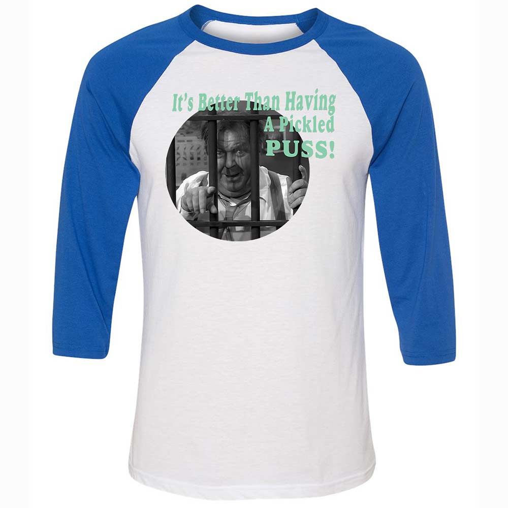 Unisex 3/4 Baseball Tee - ENBUQFSQ - White/True Royal - 10