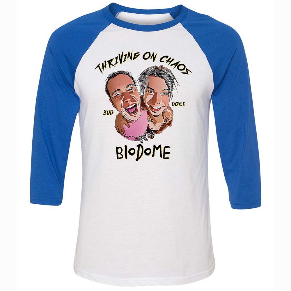 Unisex 3/4 Baseball Tee - 1UJNR6LU - White/True Royal - 10