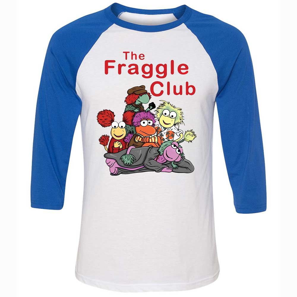 Unisex 3/4 Baseball Tee - 5QPUEJCC - White/True Royal - 10