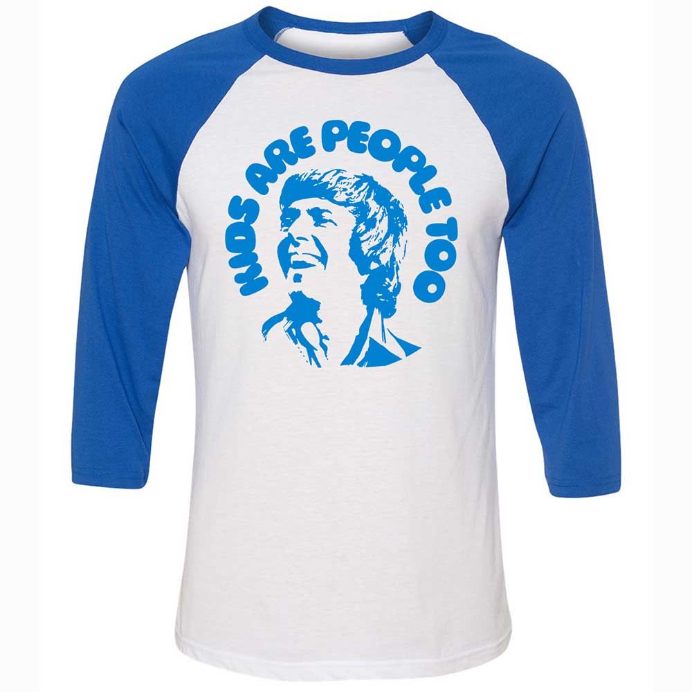 Unisex 3/4 Baseball Tee - QJU1WQFB - White/True Royal - 10
