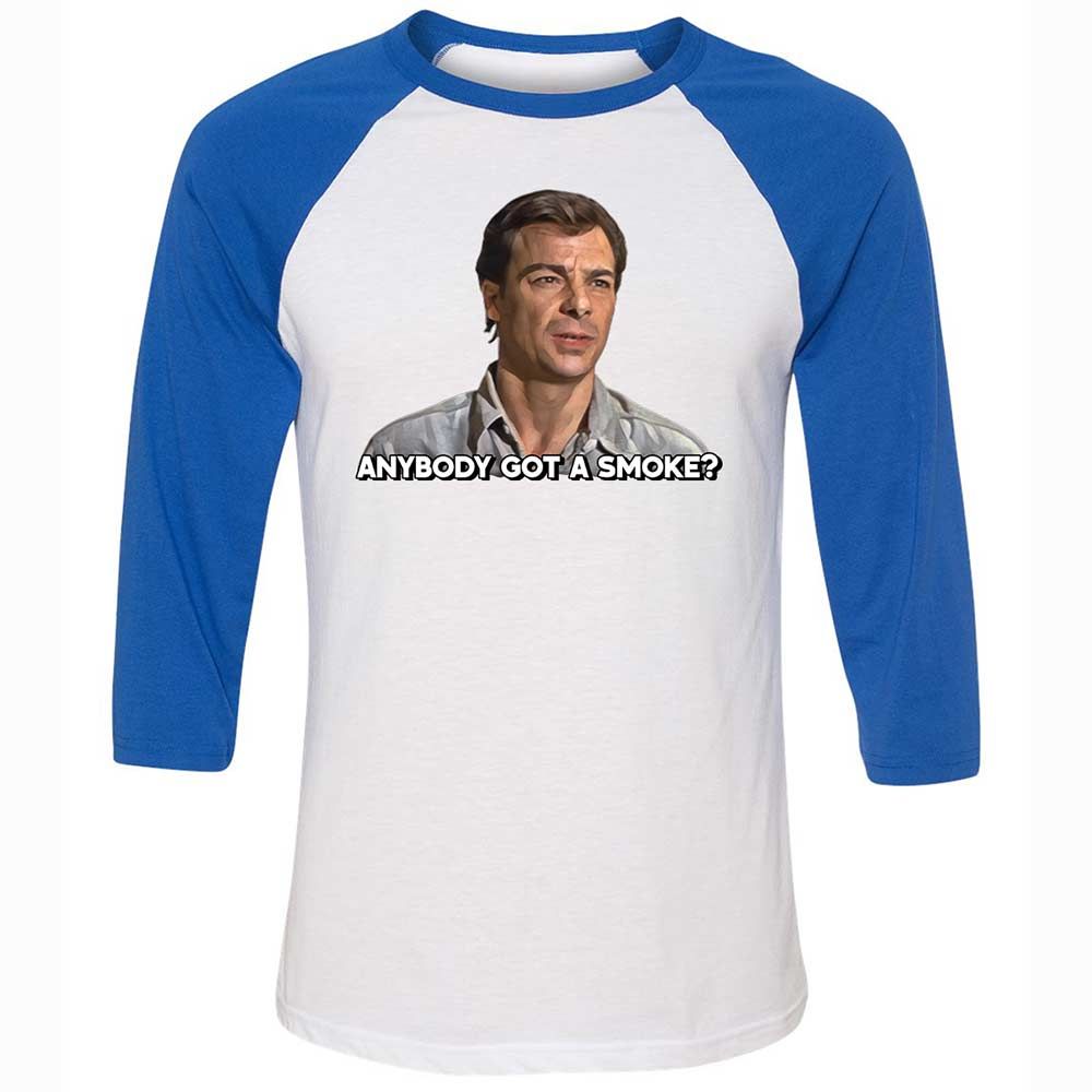 Unisex 3/4 Baseball Tee - Z69J2GDX - White/True Royal - 10