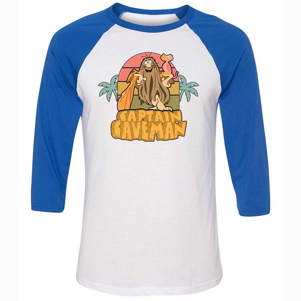 Unisex 3/4 Baseball Tee - 14ESE9PQ - White/True Royal - 10