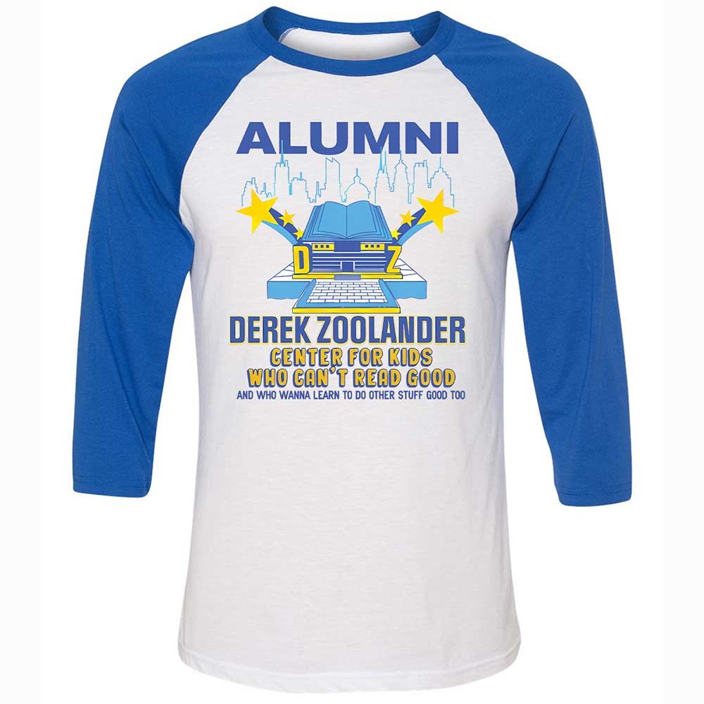 Unisex 3/4 Baseball Tee - 35T39PJK - White/True Royal - 10