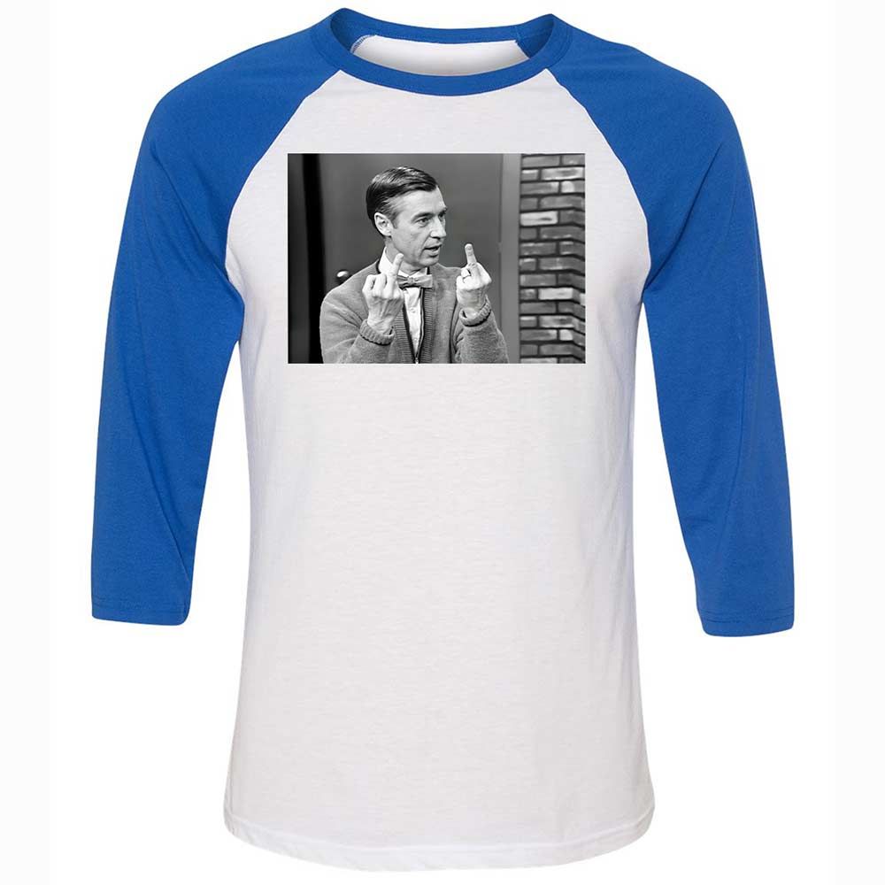 Unisex 3/4 Baseball Tee - 1S1J3F7T - White/True Royal - 10