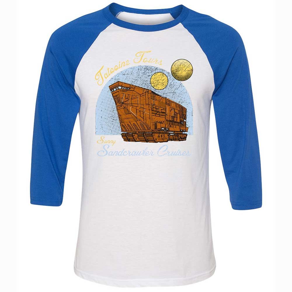 Unisex 3/4 Baseball Tee - 5ZXB2A93 - White/True Royal - 10