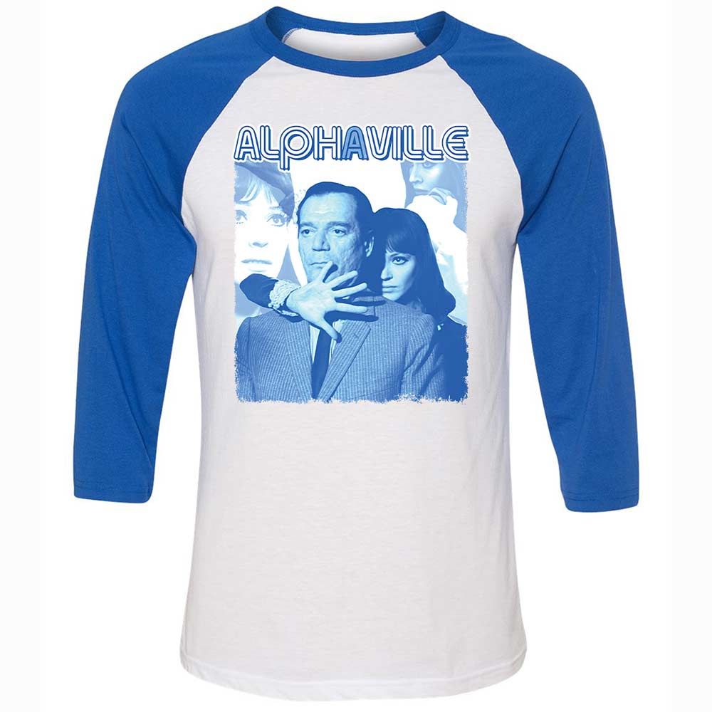 Unisex 3/4 Baseball Tee - WEJC18ME - White/True Royal - 10