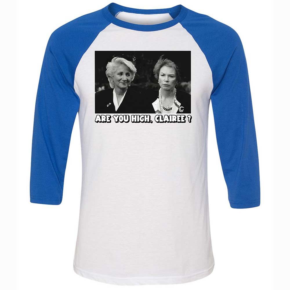 Unisex 3/4 Baseball Tee - TL778VGM - White/True Royal - 10
