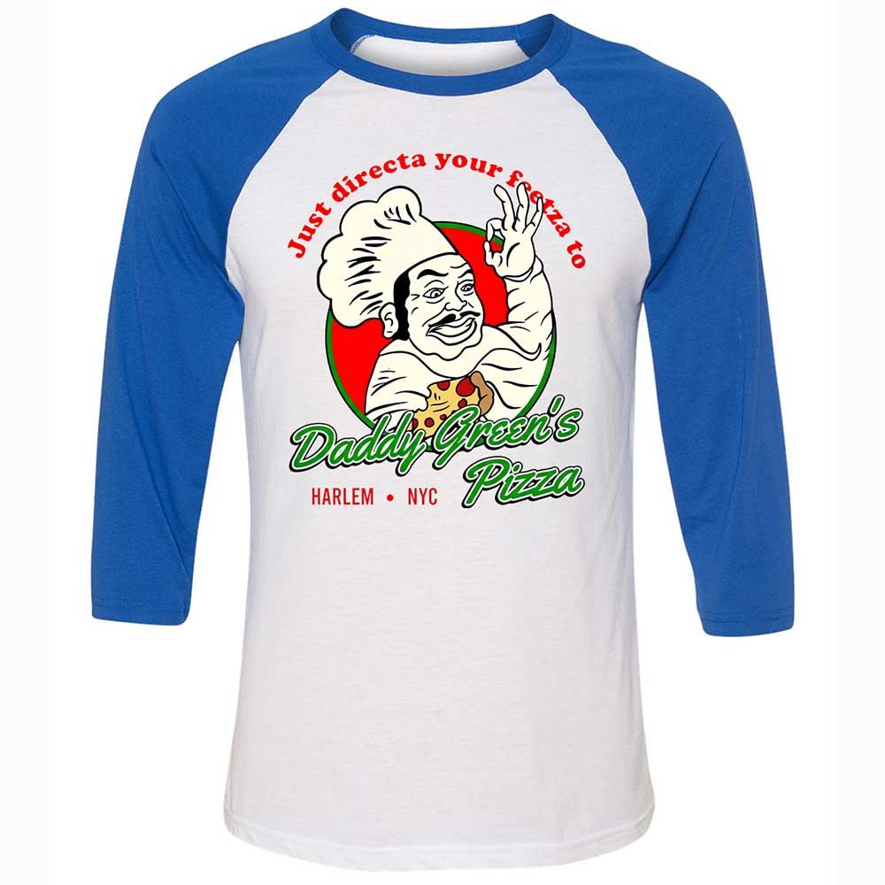 Unisex 3/4 Baseball Tee - 7H52XY3F - White/True Royal - 10