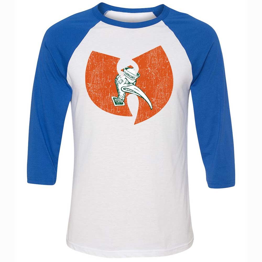 Unisex 3/4 Baseball Tee - JUW74Q1Z - White/True Royal - 10