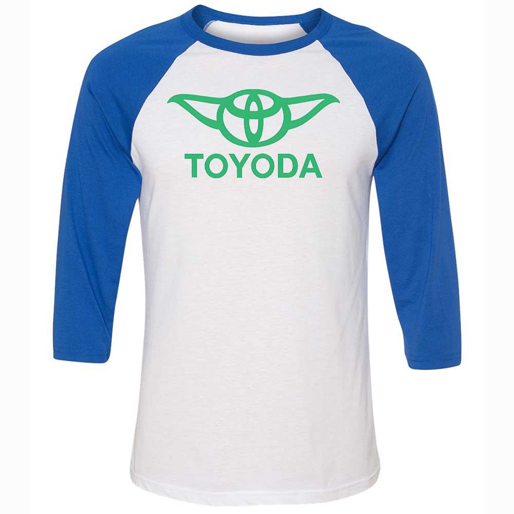 Unisex 3/4 Baseball Tee - UTJFSHFR - White/True Royal - 10
