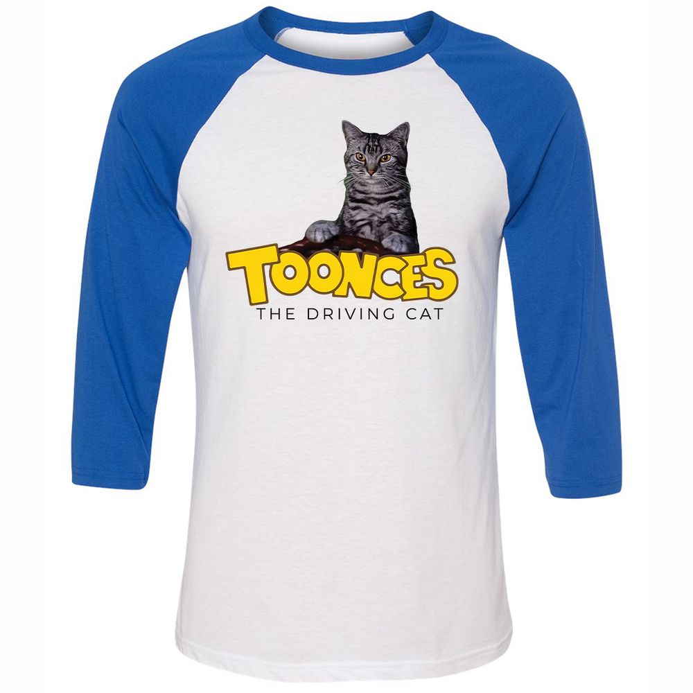 Unisex 3/4 Baseball Tee - N24S4HYC - White/True Royal - 10