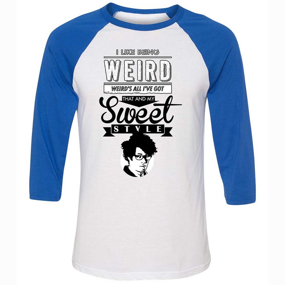 Unisex 3/4 Baseball Tee - 768KNKHN - White/True Royal - 10