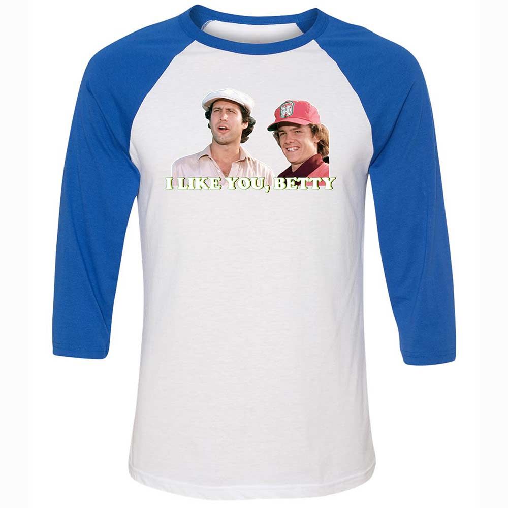 Unisex 3/4 Baseball Tee - MX2ETZG5 - White/True Royal - 10