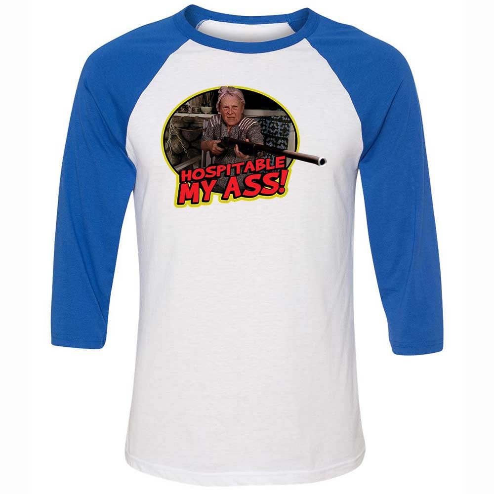 Unisex 3/4 Baseball Tee - GWT98QMT - White/True Royal - 10