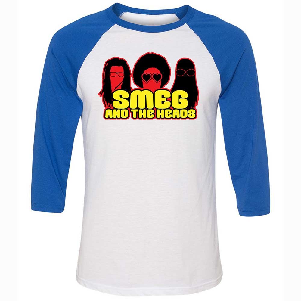 Unisex 3/4 Baseball Tee - F14NBFA8 - White/True Royal - 10