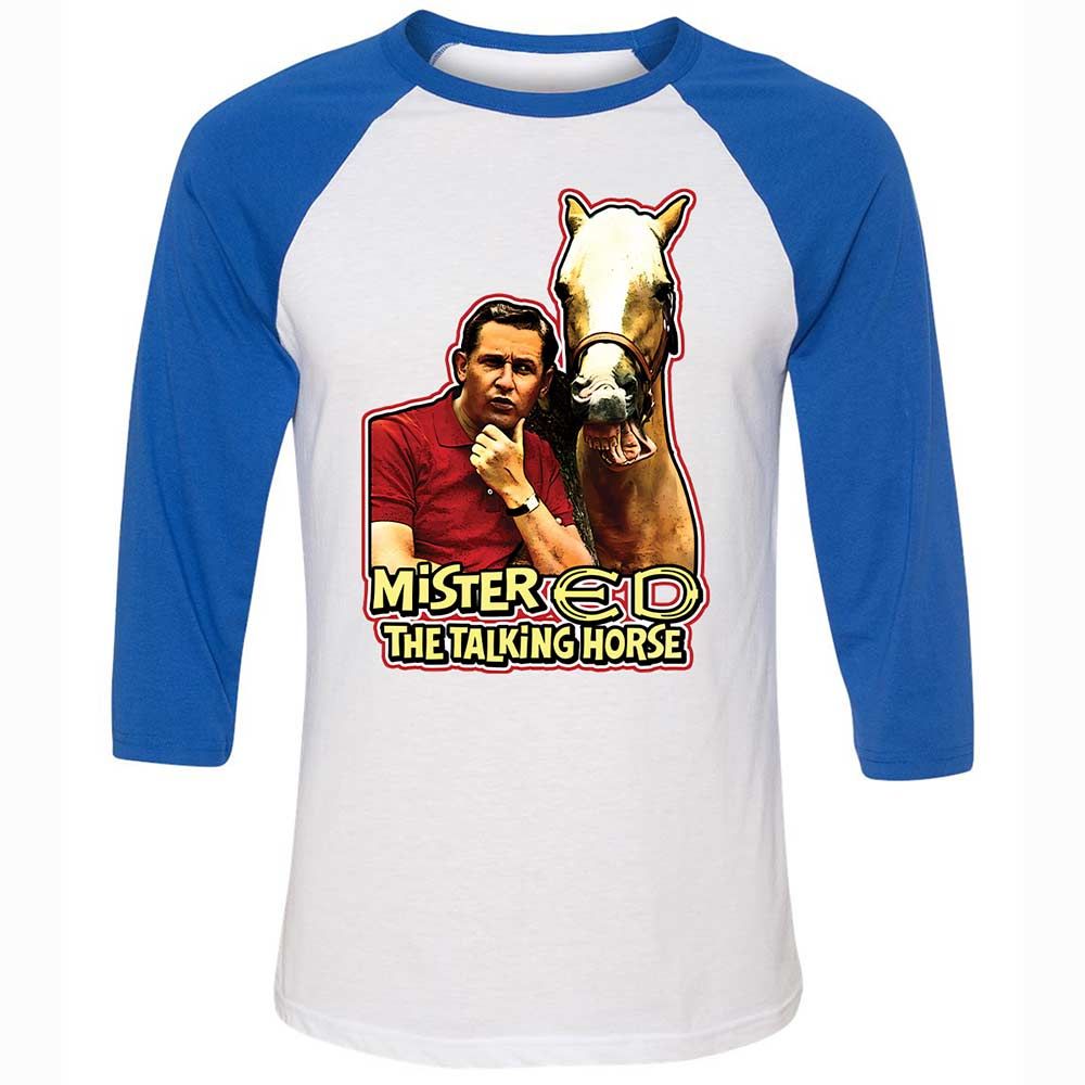 Mister Ed the Talking Horse - White/True Royal - 10