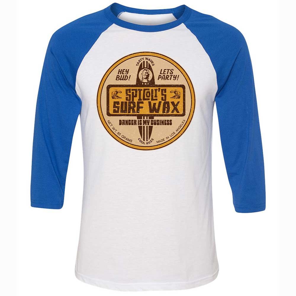 Unisex 3/4 Baseball Tee - Q3DE6R3Z - White/True Royal - 10